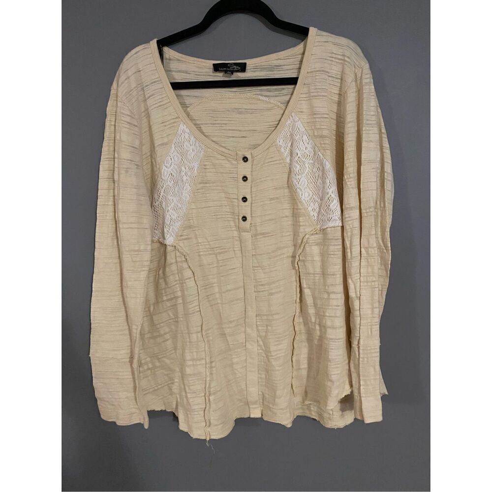 Suzanne Betro Long Sleeve Top Size 3X